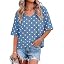 Polka Dots Grayish Blue