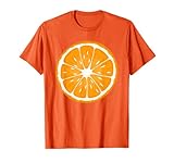 Orange Shirt Adults Kids Men Women Orange Fruit Costume T-Shirt