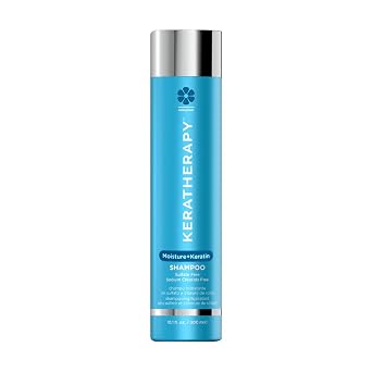 Keratherapy Keratin Infused Moisture Shampoo, 10.1 fl. oz., 300 ml - Anti Frizz Moisture Shampoo for Oily Scalp and Dry Ends - Kerabond Technology, Aloe Vera, Willow Bark
