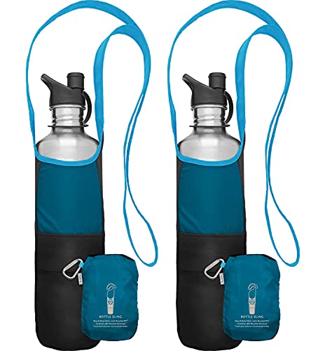 festival gifts Two small sling bags for water bottles
