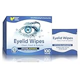Eyelid Wipes, 100 Individually Packaged Eye Wipes, Gentle and Soft, Suitable for Styes, Blepharitis, Dry Eyes Discomfort, Daily Care
