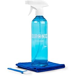 Duronic SCK103 SKit de Spray Limpiador de 500ml para Pantallas Cámaras Gafas + Paño de microfibras | LCD TFT LED Plasma OLED 4K TV iPad Smartphones | Kit de Espray y paño de Microfibra