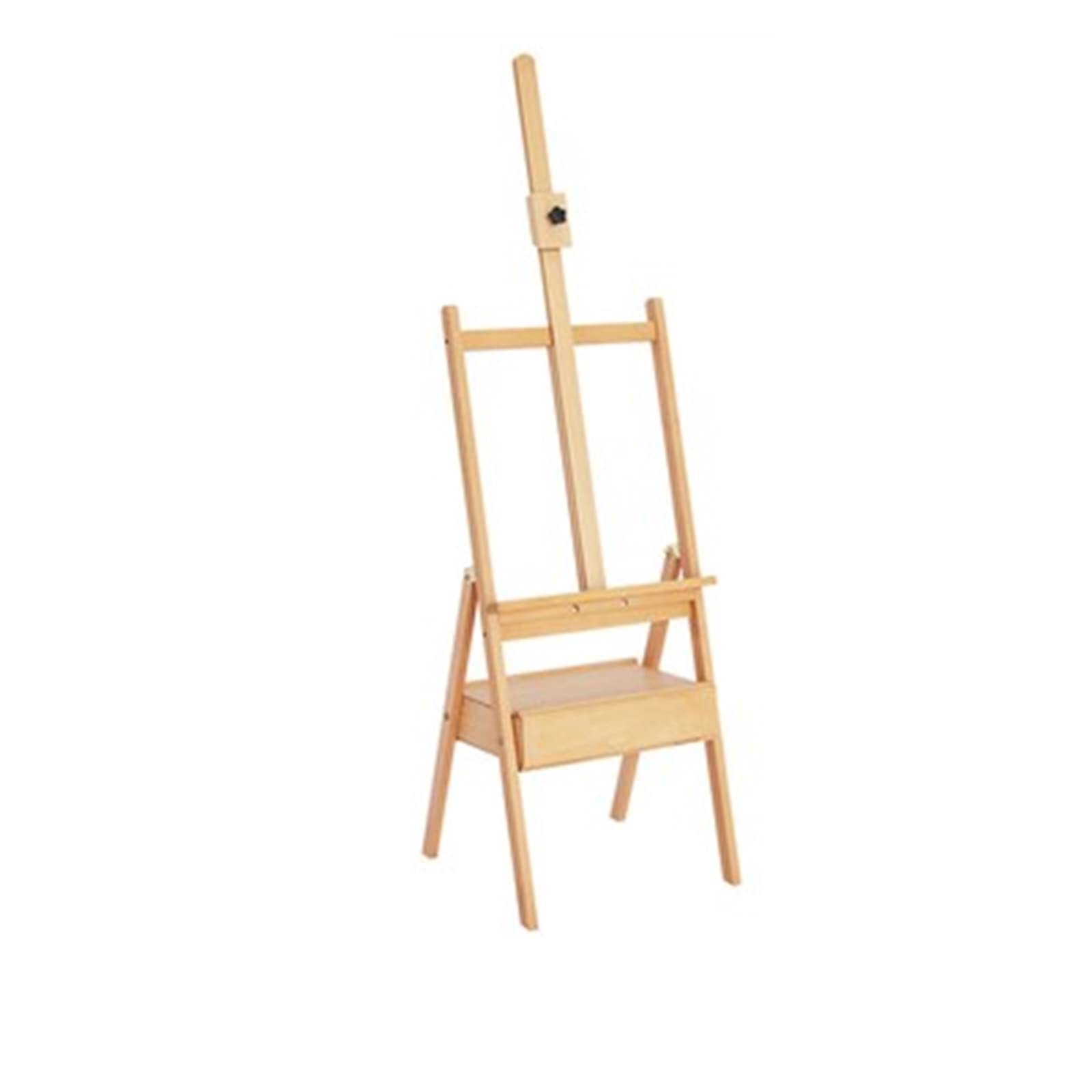 ASerZenith Floor Standing Easel, Painting Easel With Storage Drawer Portable Art Easel Wooden H-Frame Display Easel For Weddings, E,C-150