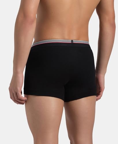 Image of Jockey UI22 Men Super Combed Cotton Rib Trunk with Ultrasoft Waistband