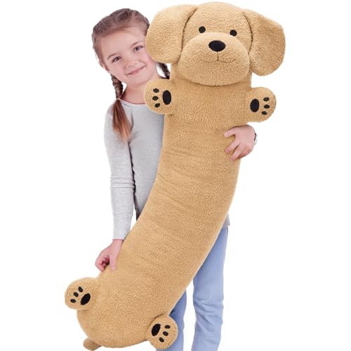Muiteiur 43.3 Inch Golden Retriever Body Pillow