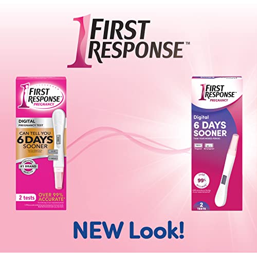 First Response Gold Digital Pregnancy Test, 2 Pack #TOP1