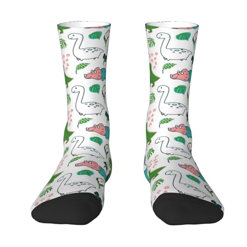Image of HACXZ Kawaii Monkey Socks Novelty Crew Socks Casual Dress Socks Funny Unisex Crew Socks Gifts for Women Men Teens Adult