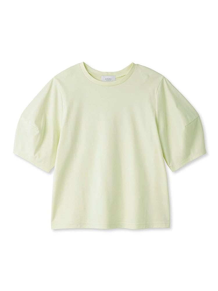 エミアトリエ　シルケットカット　Tシャツ　カットソー　デザイン袖　おしゃれ エミアトリエ シルケットカット Tシャツ カットソー デザイン袖