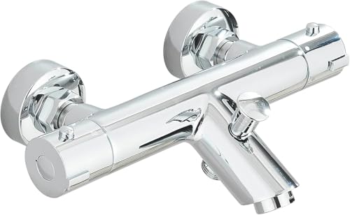 Duscharmatur Mit Thermostat Brausethermostat Brausearmatur mit 38 °C Sicherheitsstopp Duschthermostat Armatur für Dusche in Chrom., 41.82 €
