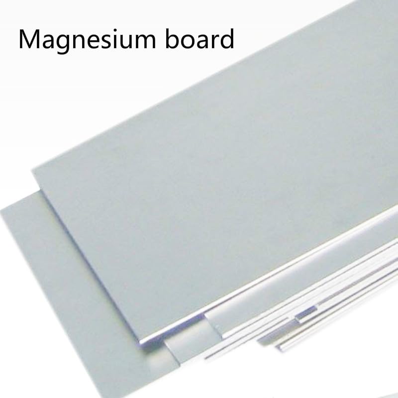 1Pc DIY Magnesium Alloy Sheet Plate Thickness: 0.4/0.5/1.5/1/2/3/4mm Size: 100x100mm/150x200mm/200x200mm(Thickness 2mm,150x200mm)