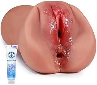 2 En 1 Masturbateur Réaliste Homme Réaliste Grande Masturbation Réaliste Sex Sex Toy pour Hommes,3D Canal étroit et Enveloppant Sextoyse