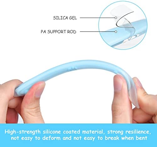 Vicloon Baby Spoons, 5 Pcs Silicone Spoon for Baby Feeding and Infant WeaningBaby Soft Spoons Self Feeding Training Spoons Utensil Easy Grip Toddler Cutlery Kit