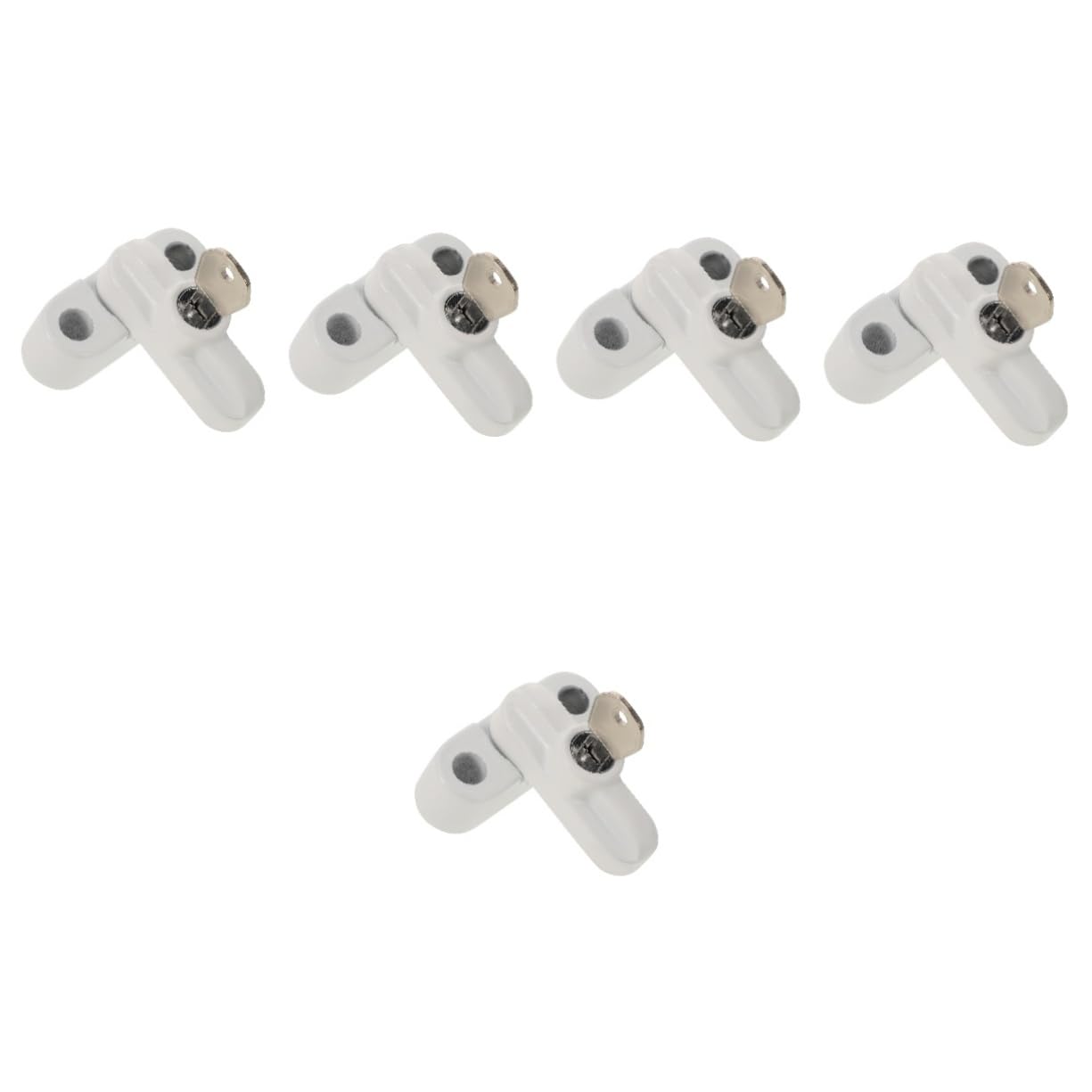 Homoyoyo 5ensembles Serrure De Fenêtre Avec Clé Pour Garçon Fille Verrou De Sécurité Pour Fenêtres Coulissantes Installation Facile Et