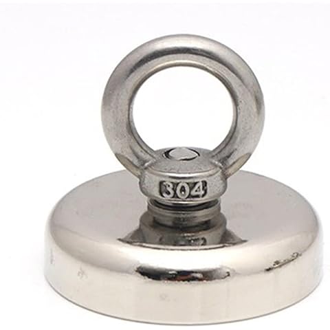 Swiftgood Rust Prevention Practical 304 Fishing Magnet Strong Suction Portable Convenient Fishing Tool Fishing Magnet Cover