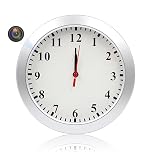 HJZJGG Spy Camera Wall Clock, HD1080P Video Recorder Security Hidden Cameras Nanny Cam Loop Recording Motion Detection Surveillance Camera for Home Office, No WiFi