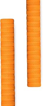 Rubber Bat Grip (Orange, Pack of 2)