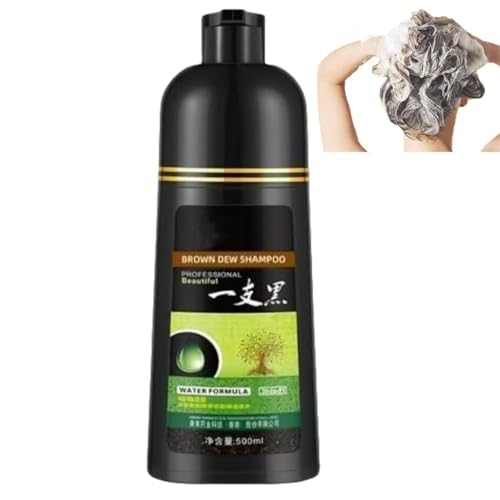 Herbal Shampoo, Natural Black Hair Shampoo, Black Dew Shampoo,Black Hair Dye Shampoo 3 In 1,Herbal Hair Coloring Shampoo,Instant