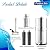 Denali Spring-1.6G (6 Liters)- Stainless Steel Gravity-Fed Water System with 2 Black Filters, SS Tap, POSTreat Filters and Vision Tap