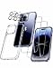 Produktbild YASER 5-in-1-Set für iPhone 15 pro Hülle, Handyhülle für iPhone 15 pro Case Rundumschutz Schutzhülle Cover [1 Handyhülle+2 Schutzfolie+2 Kameraschutz] - TransparentIphone 15 pro (6,1 Zoll)
