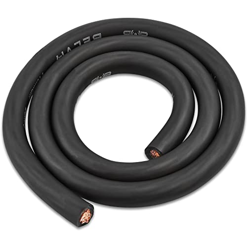 Image of Belva True 1 /0 Gauge AWG Premium CCA Dual Amplifier Wiring Kit Without RCA Cable - BPK0D RED