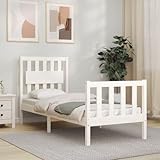 Solution de chambre polyvalente : en tant que meuble élégant, ce lit simple s'intègre parfaitement dans n'importe quelle chambre et complète votre intérieur. Il offre une base solide pour votre maison et constitue un investissement judicieux dans la qualité de votre sommeil.