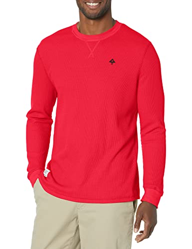 LRG Men's Thermal Long Sleeve Shirt, Red, 3X