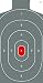 Wallace Brook Shooting Target Center NRA Police Silhouette 12 3/8 x 24 inch -100 sheets