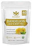 Dried Dandelion Leaf & Root Tea - Natural Dandelion Herbal Tea for Liver Support, Antioxidant, Diges