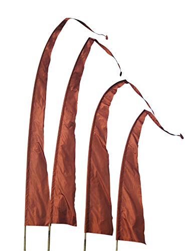 Bali-Fahne, Polyester, kupfer, 4 Meter