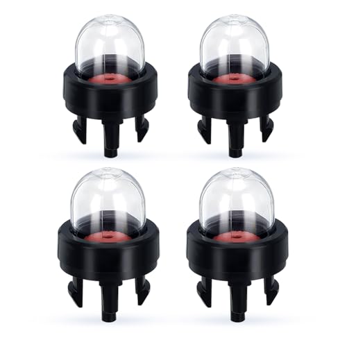 Bullwall 4 Pcs 188-512 Primer Bulbs Compatible with Small Engine Husqvarna Craftsman Homelite Ryobi Poulan Sthil Echo Chainsaw Blower String Trimmer Models 503936601 12318139130 Snap in Primer Bulb
