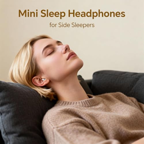 Xmenha Invisible Sleep Earbuds Ear Buds For Sleeping Wireless Bluetooth Sleep Headphones Earphones For Side Sleeping Sleeper Headphones Ear Buds Small Ear Canals Hidden Earpiece - Image 5
