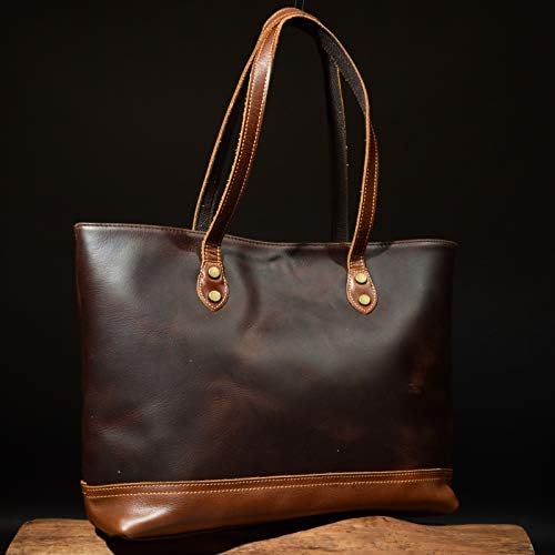 [エイトボアー] ◆オール牛本革 オイルドプルアップレザー ビジネストート ブラウン メンズ◆濃茶b19 茶b20人気モデル