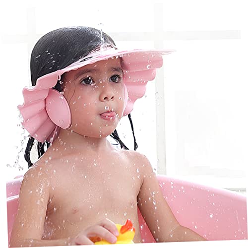 HAPINARY 2 Peças tampa xampu protetor auricular infantil protetor ouvido infantil chapéu proteção ou