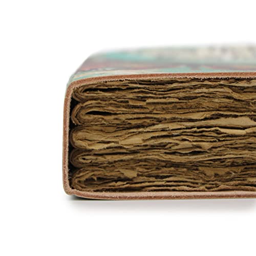 Carnet en cuir Bee kind 17,8x12,7 cm journal intime notes de bureau
