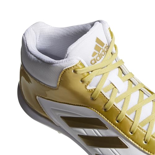 [アディダス] 野球スパイク adizero Stabile Mid(EPC47) メンズ フットウェアホワイト/ゴールドメタリック/コアブラック(EG2384) 25 cm 6枚目