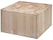 Produktbild Contacto Edelstahl Hackblock Weissbuche ohne Untergestell 30 x 30 x 20 cm