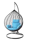 Meubles de salon : le fauteuil suspendu deviendra votre nouvel endroit préféré dans le jardin ou le salon, car il peut être placé à l'intérieur comme à l'extérieur.