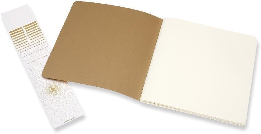 Moleskine Skizzenalbum Square, 120g-Papier, Packpapierbraun