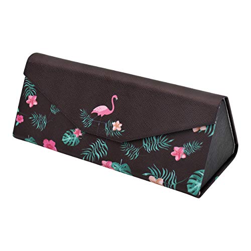 Image of Real Sic Glasses Case for Men and Women - Magnetic Folding Hard Shell Sunglass Holder - Inspired by Adorable Animals