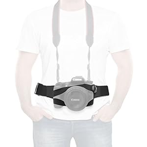 Anwenk Camera Strap Belt Chest Harness with Adjustable Quick Release for DSLR Canon Nikon Sony Pentax Panasonic – Black