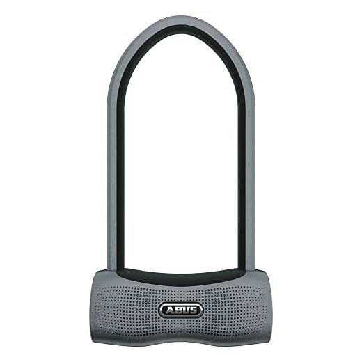 Abus 770A SmartX Cykellås med Bluetooth och Alarm, Svart