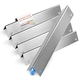 FENNEK Aromaschiene für Weber Spirit 300er 5er Set | Spirit 310/320/330 | Aromableche, Brennerabdeckungen, Flavorizer Bars | 1,5 mm Edelstahl Ersatzteile | Made in Germany
