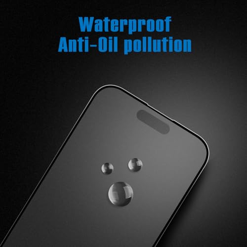 Mothca Matte Glass Full Coverage Screen Protector for iPhone 16 Pro 6.3-inch, Anti-Glare Anti-Fingerprint Black Edge Tempered Glass Film with Easy Installation Tool, Case Friendly, Smooth as Silk by Mothca - Image 6