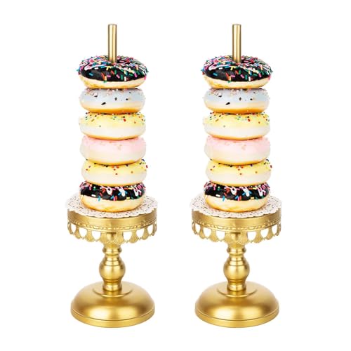 Capesaro Gold Metal Donut Stand