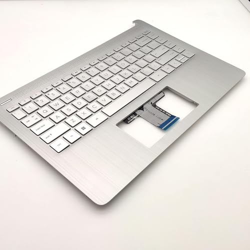 Jxjslp substituição superior caixa palma para HP 14-DQ 14-FQ 14T-DQ 14Z-FQ série laptop não-retroilu