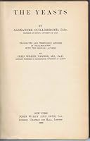 The Yeasts B001N3RTWU Book Cover