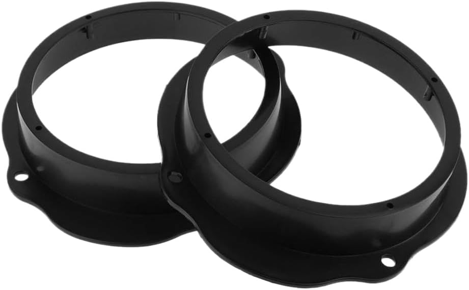 2pcs 6.5in Ring Adapter Plates Universal Mounting Bracket Adapter Plates Car Speaker Spacers Compatible with Focus