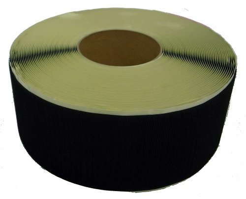 クラレファスニング 粘着付 マジックテープA面フック 幅100mm 長さ25m 黒 箱入り