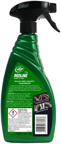 Turtle Wax Redline Car Wheel, Alloy & Rim Cleaner 500ml (Redline 500ml)