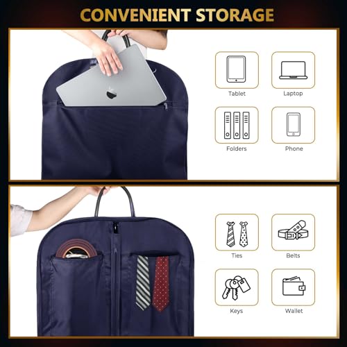 Anzugtasche ecooe mit Aufbewahrungstaschen und Schultergurt